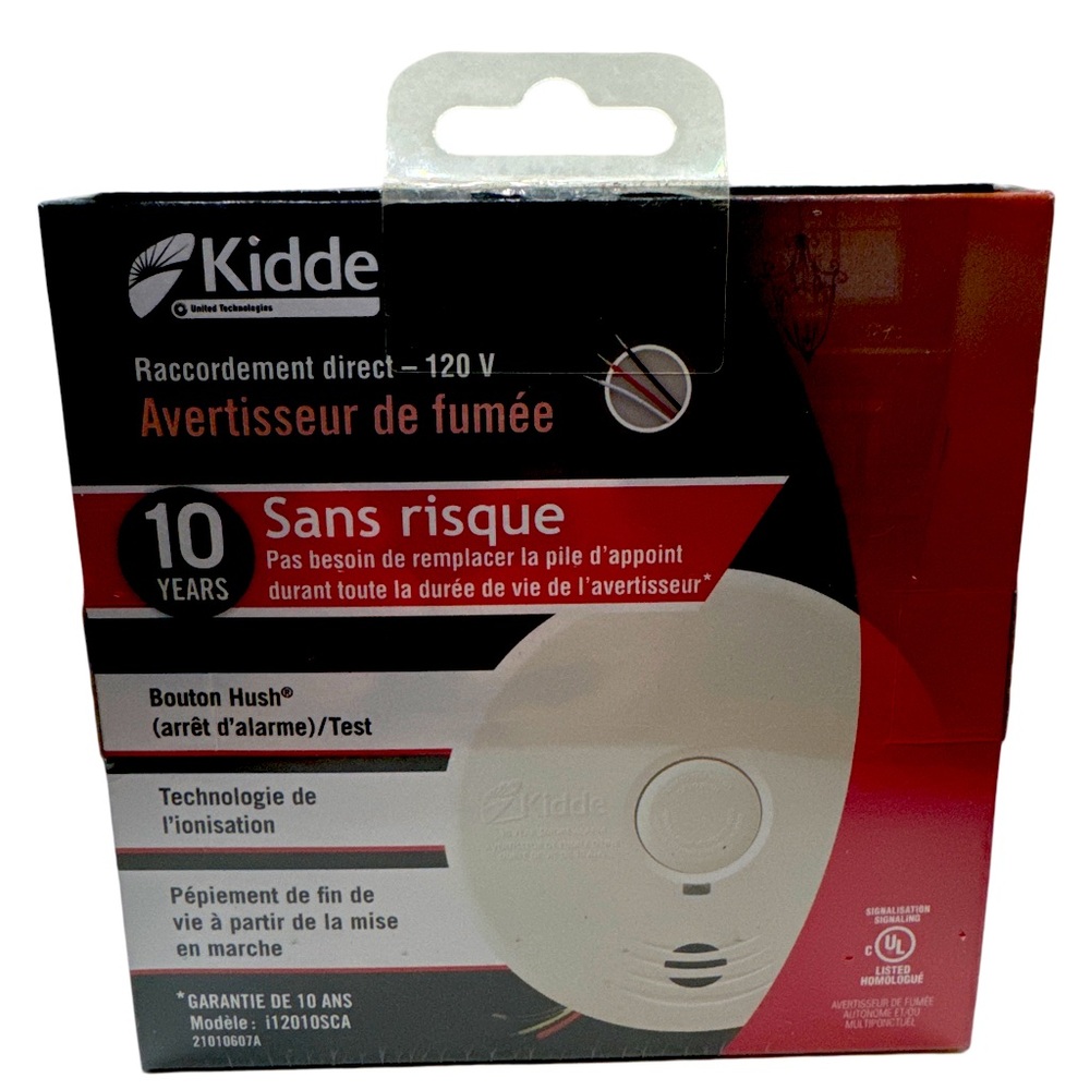 KIDDE I12010SCA Smoke Alarm 120 VAC/VDC